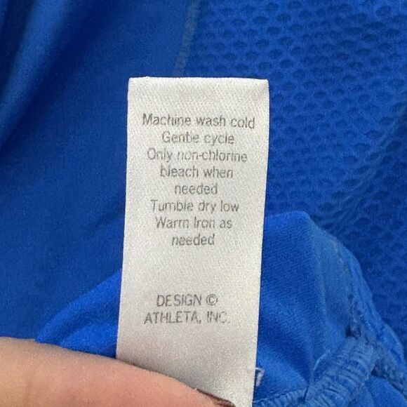 Athleta Candescent Half Zip Back Pocket Women's Small Mockneck Running Outdoor - Picture 11 of 12